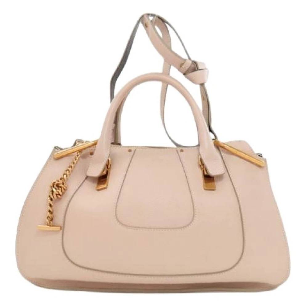 Chloé Pre-owned Pre-owned Handbag - Vintage - Dame - Lyserød - ONE SIZE - Uld