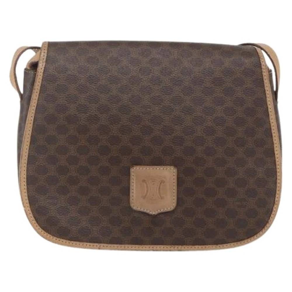 Celine Vintage Pre-owned Vintage Canvas Cross Body Taske - Vintage - Dame - Brun - ONE SIZE -