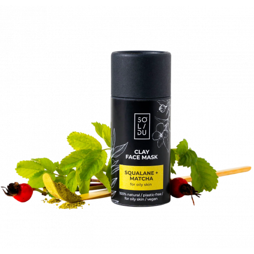 SOLIDU Clay Face Mask for Oily Skin 55g