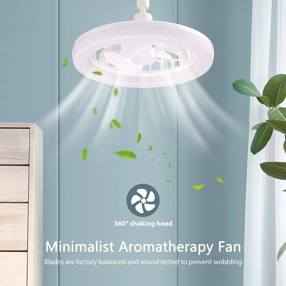 2-i-1 tyst takfläkt med 3 växlar, elektrisk sladdlös fläkt med fjärrkontroll, dimning, trefärgad lampa för vardagsrummet grå färg