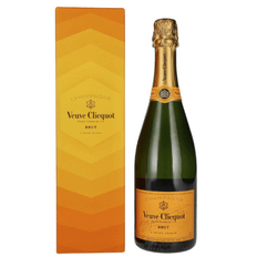 Veuve Clicquot Champagne Brut Yellow Label, i gaveæske