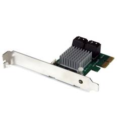 StarTech.com 4 Port SATA III RAID Controller PCI Express Schnittstellenkarte - PCIe Serial-ATA Controller Adapter - HyperDuo SSD Tiering - Speichercontroller (RAID)