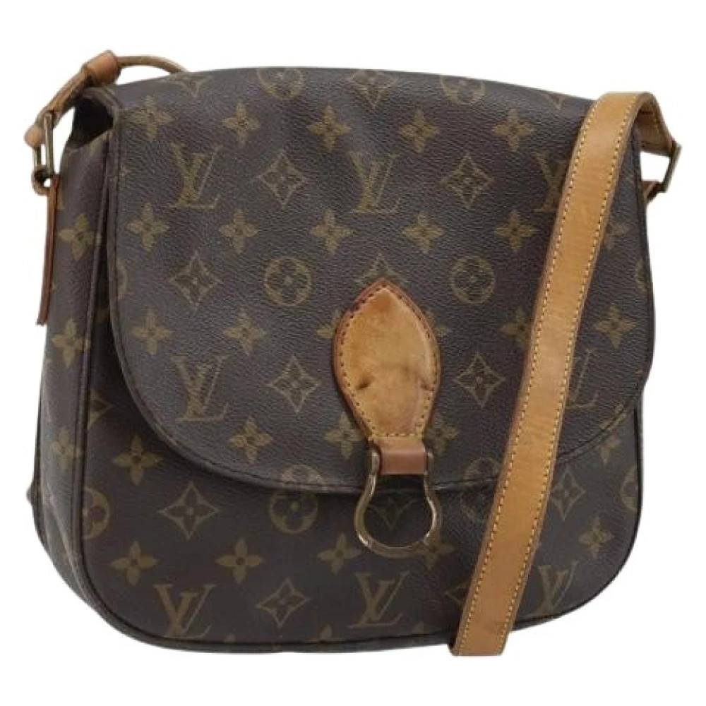 Louis Vuitton Vintage Pre-owned Monogram Canvas Skuldertaske - Vintage - Dame - Brun - ONE SIZE - Uld
