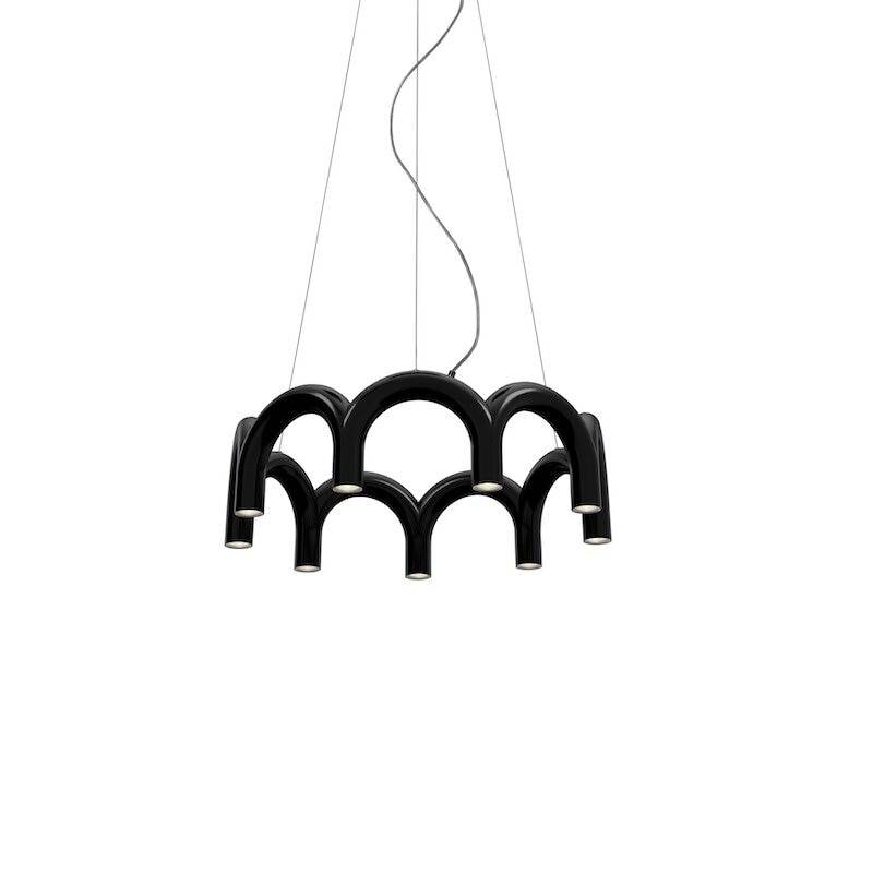 Oblure Arch Circle 76 taklampa svart