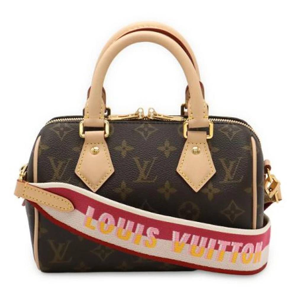 Louis Vuitton Vintage Pre-owned Monogram Speedy Bandouliere 20 Håndtaske - Vintage - Dame - Brun - ONE SIZE - Uld