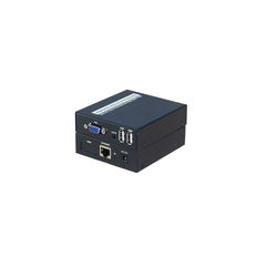 VGA KVM Extender over IP/Netværk eller over 200 meter Cat 6 kabel, 1080p @ 60Hz, Lyd