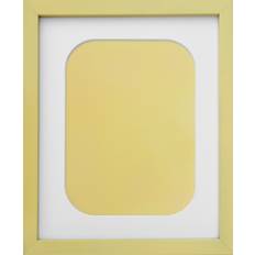 Ramme 1045 Lysegul m/ passepartout 24x30/18x24
