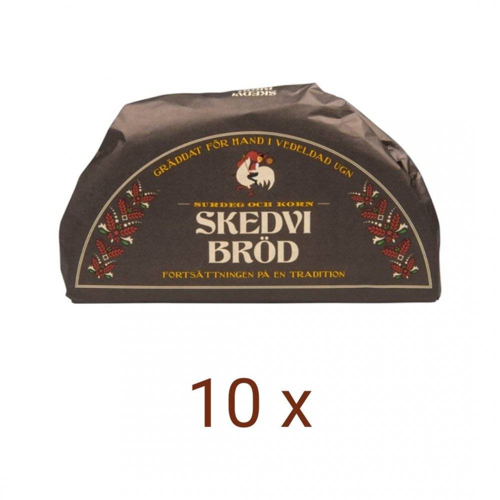 10 st Surdeg & Korn 235 g från Skedvi Bröd