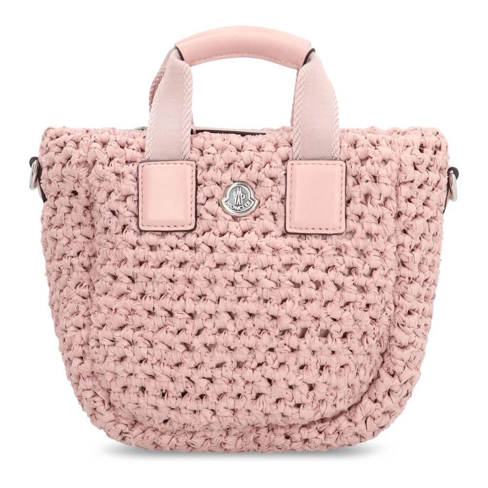 Moncler Micro Caradoc Tote bag - Tasker - Dame - Lyserød - ONE SIZE - Bomuld