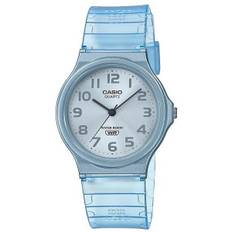 CASIO MQ-24S-2BJF [Casio Collection(MQ-24) Skelton Color Model] Round Watch Blue Resin Analog