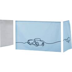 Hoppekids Cars forhæng til halvhøj- og køjeseng 70x160 cm