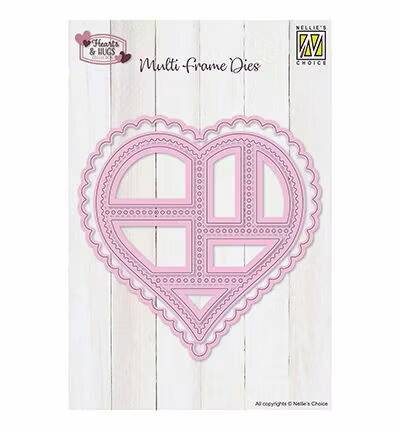 Nellie's Choice • Multi Functional Die Postal Stamps Heart