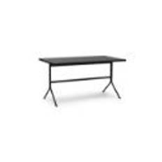 Normann Copenhagen Kip Skrivebord 150x80 cm - Sort Stål/Mørkebrun Fyrretræ