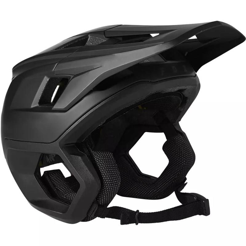 Cykelhjälm Fox Dropframe Pro MIPS Black, Medium (54 - 56 cm), Svart, M
