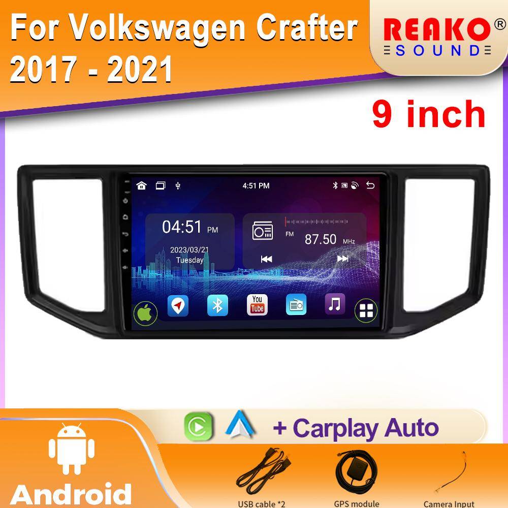 Bilradio Android För Volkswagen Crafter 2017 - 2021 GPS-Navigation 5G Video Auto Stereo Wifi Multimediaspelare 2din DVD