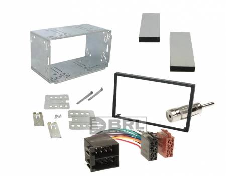 Installationskit 1/2-DIN till Saab 9-5 1997-2005 (med rattstyrning)