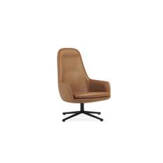 Normann Copenhagen - Era Lounge Chair High Swivel Black Alu