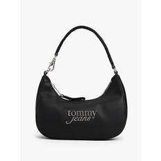Metal Logo Shoulder Bag - BLACK - One Size