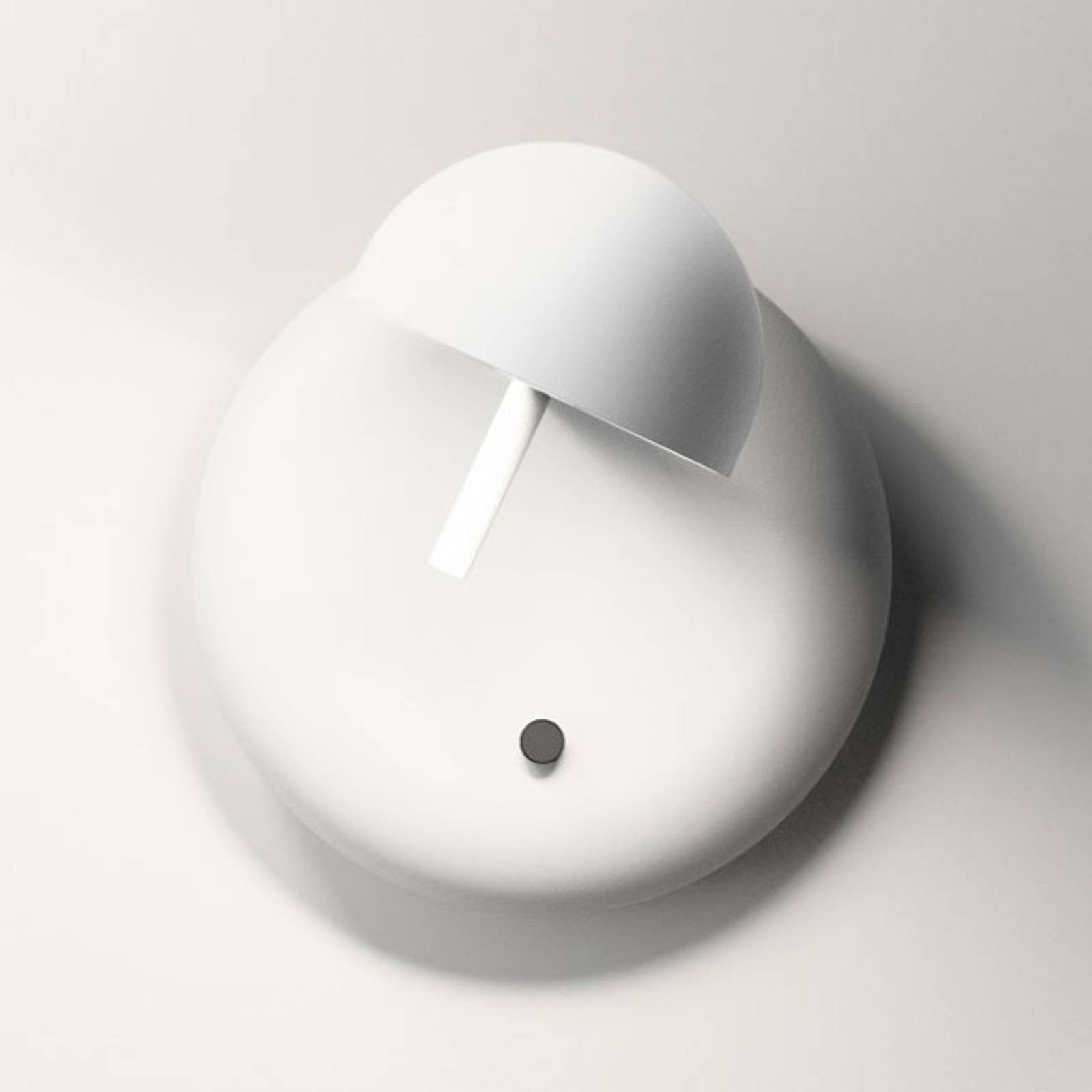 Vibia LED væglampe Pin, Hvid/opal, Soveværelse, Aluminium, Moderne