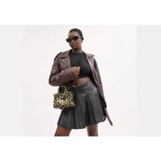 Coach, Taske, Dame, Flerfarvet, ONE SIZE, Leopardtrykt Canvas Cargo Tote