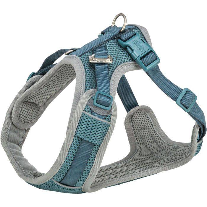 Harnais pour chien - TRIXIE - Premium FlexMesh - Bleu - XS/S - Confort et sécurité