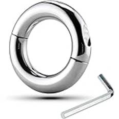 Metal Cock Ring Penis Weight Pleasure Ring for Men, testikel för män, män, rostfritt stål, stretching ringar, sexuell stimuleringsenhet, förlängd erektion, sexleksak (50 CM/230G)