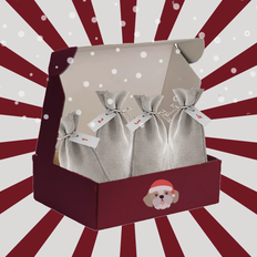 Luksushund's Adventskalender: 4 gaver til din hund (luksusversion) - Mellem