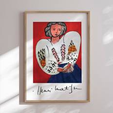 Plakat - La Blouse Roumaine - Henri Matisse Plakat - Str:50 x 70 Cm - Incado
