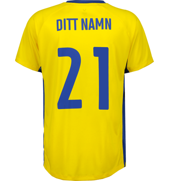 Soc U Swe Name Jsy Fotbollströjor Yellow/blue - XL
