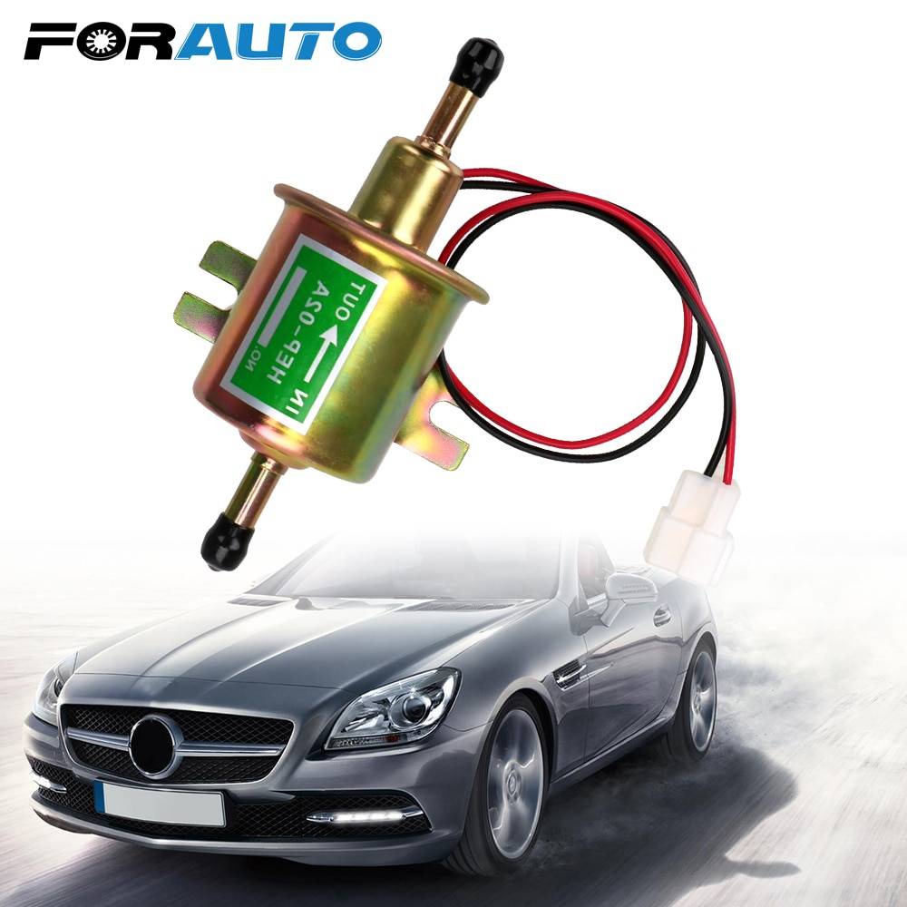 Forauto hep -02a bränslepump lågtryck 12v elektrisk bensinpump bult fästtråd diesel för bilförgasare motorcykel atv