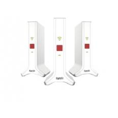 FRITZ!Repeater Mesh Set 4200, Netværksgentager, 4200 Mbit/s, Wi-Fi, Rød, Hvid