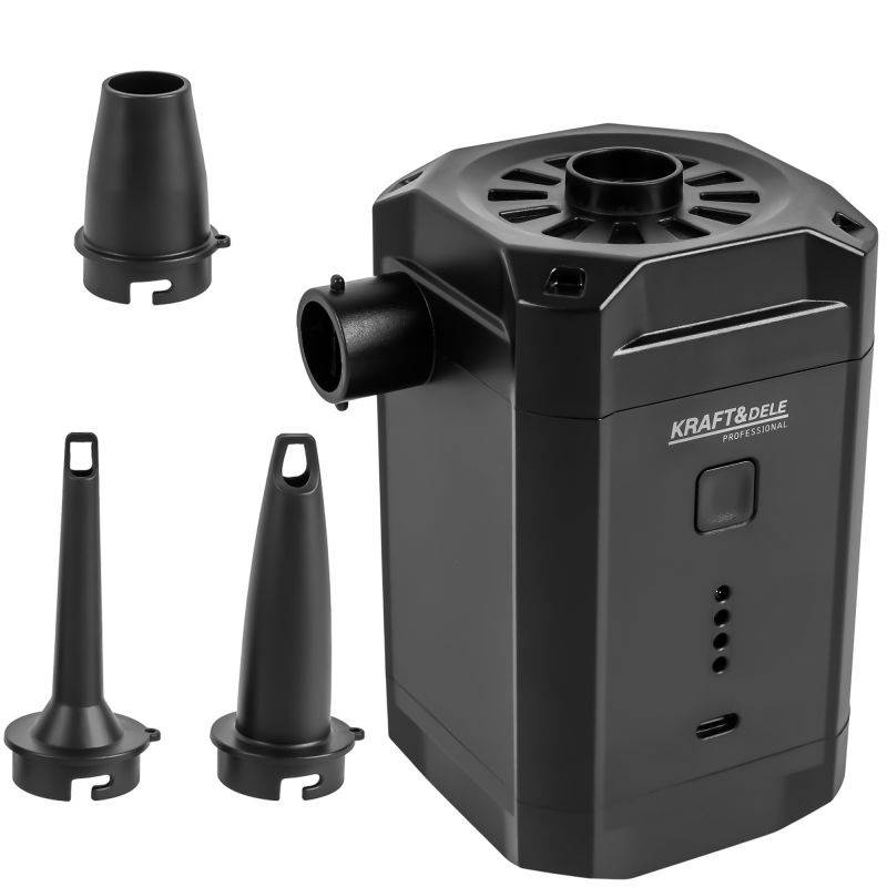 Sladdlös USB-C Luftpump - 5500 mAh - Med 3 Munstycken