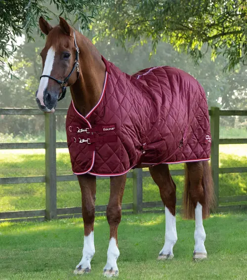 Premier Equine Tuscan 100g stalddækken - Burgundy