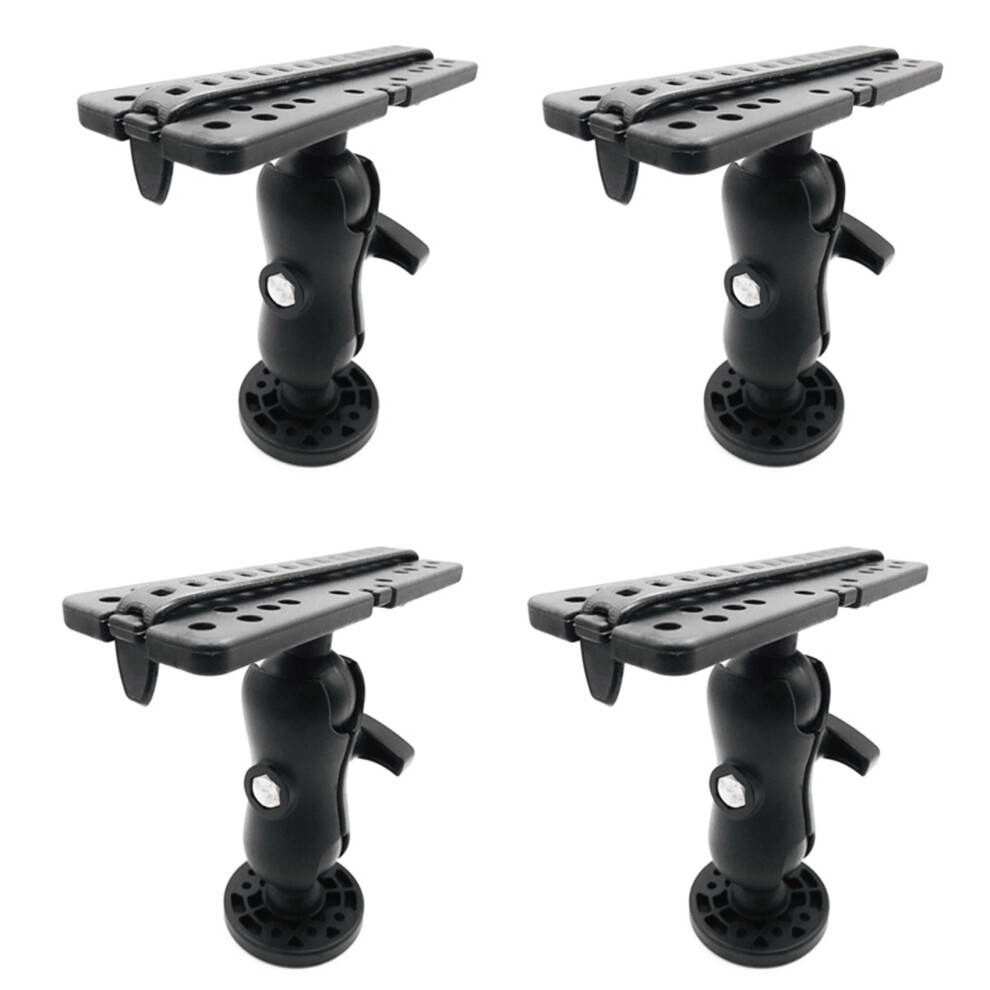 4X Mount with Fish Finder and Universal Mounting Plate Kayak Accessories