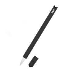 Apple Pencil 2 tegneserie silikone etui - sort