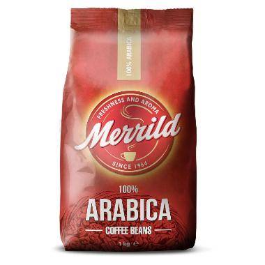 Kaffe Merrild Arabica 1kg hela bönor