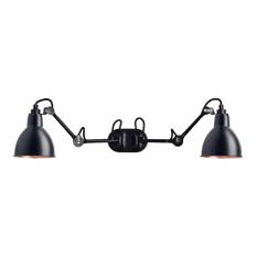 Lampe Gras by DCWéditions - Lampe Gras 204 Round Double, Black/Black-Copper - Sänglampor - Bernard-Albin Gras - Svart