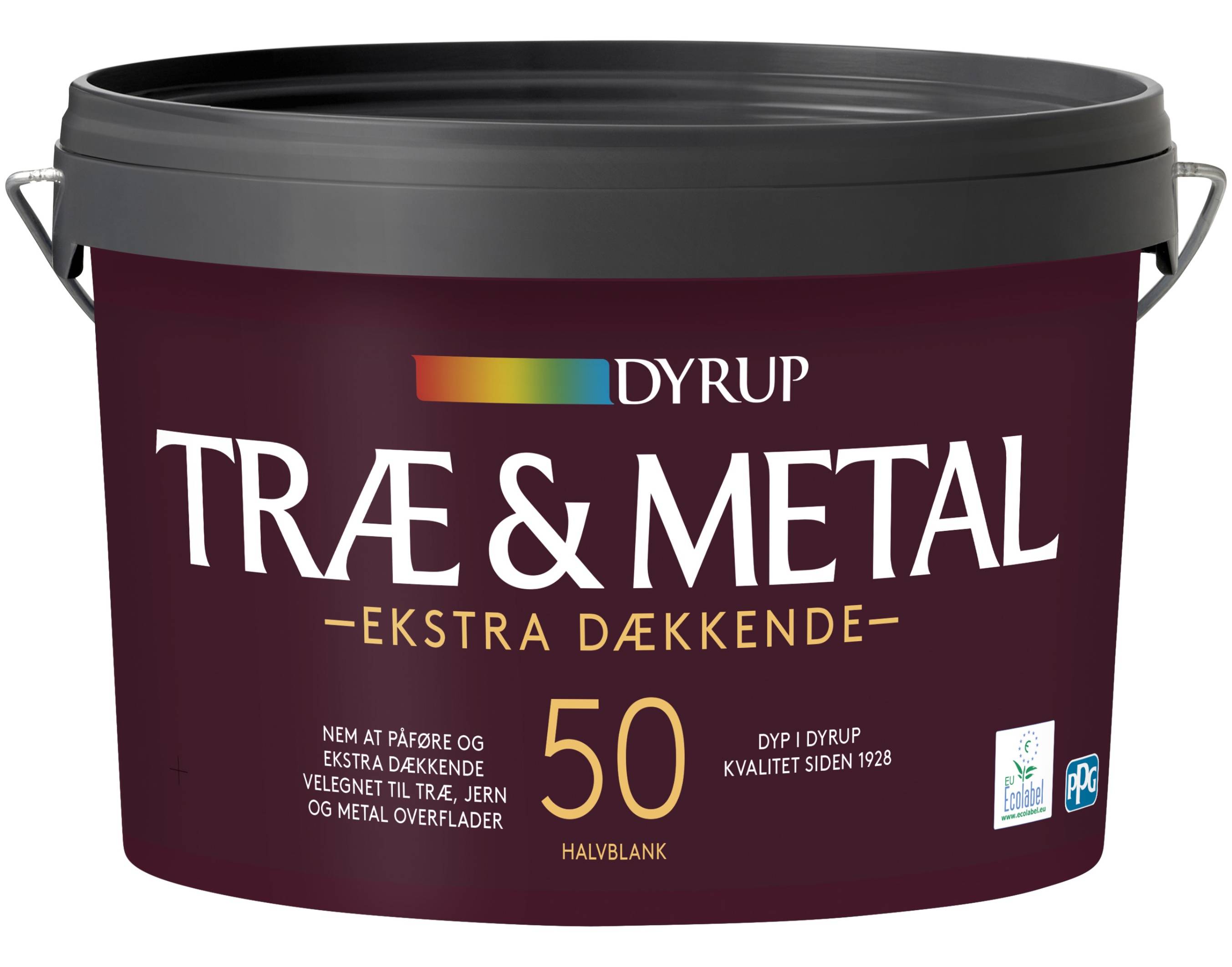 Dyrup, Træ- & metalmaling, Ekstra Dækkende 50 (På lager i butik)