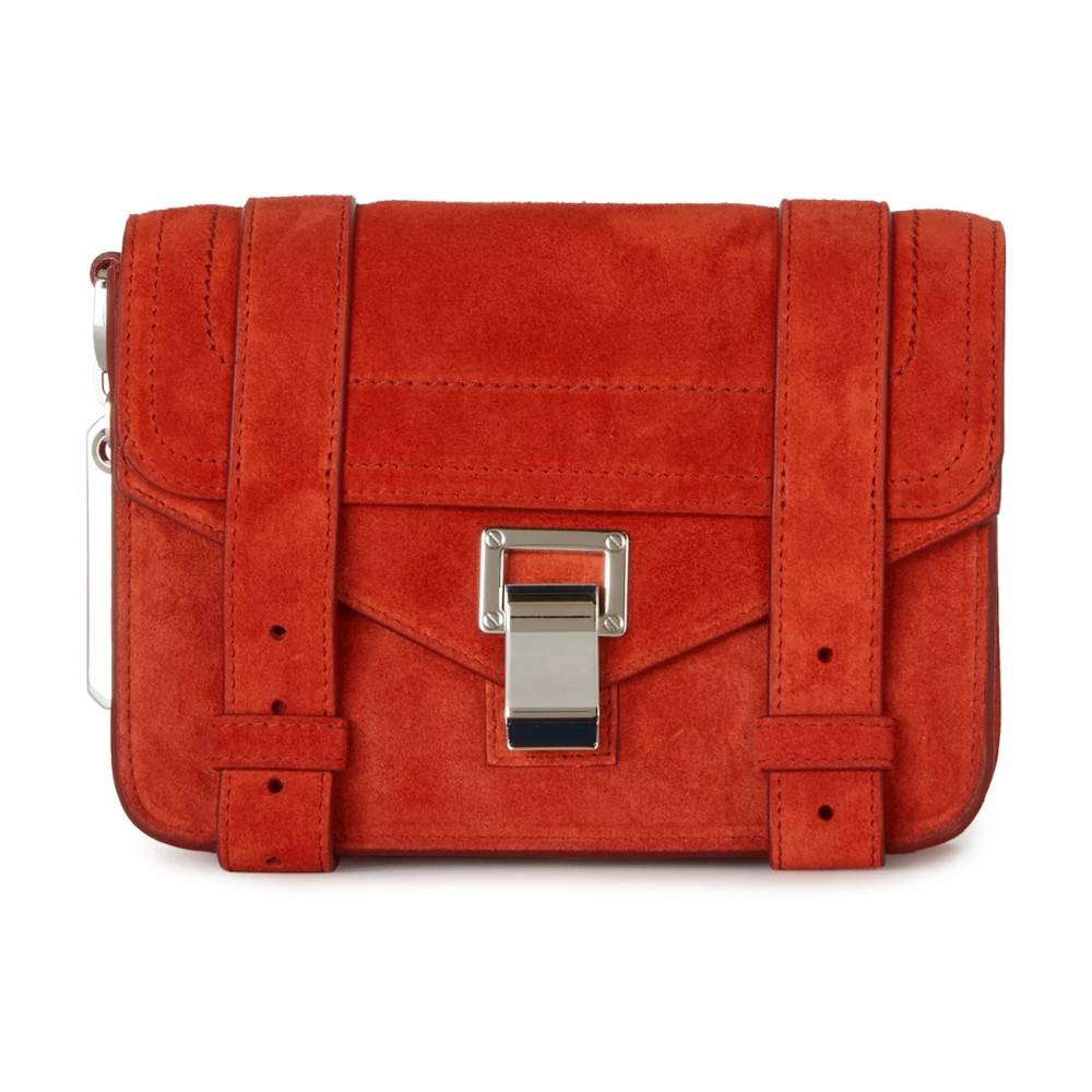 Proenza Schouler PS1 Mini Crossbody Taske - Tasker - Dame - Rød - ONE SIZE - Uld