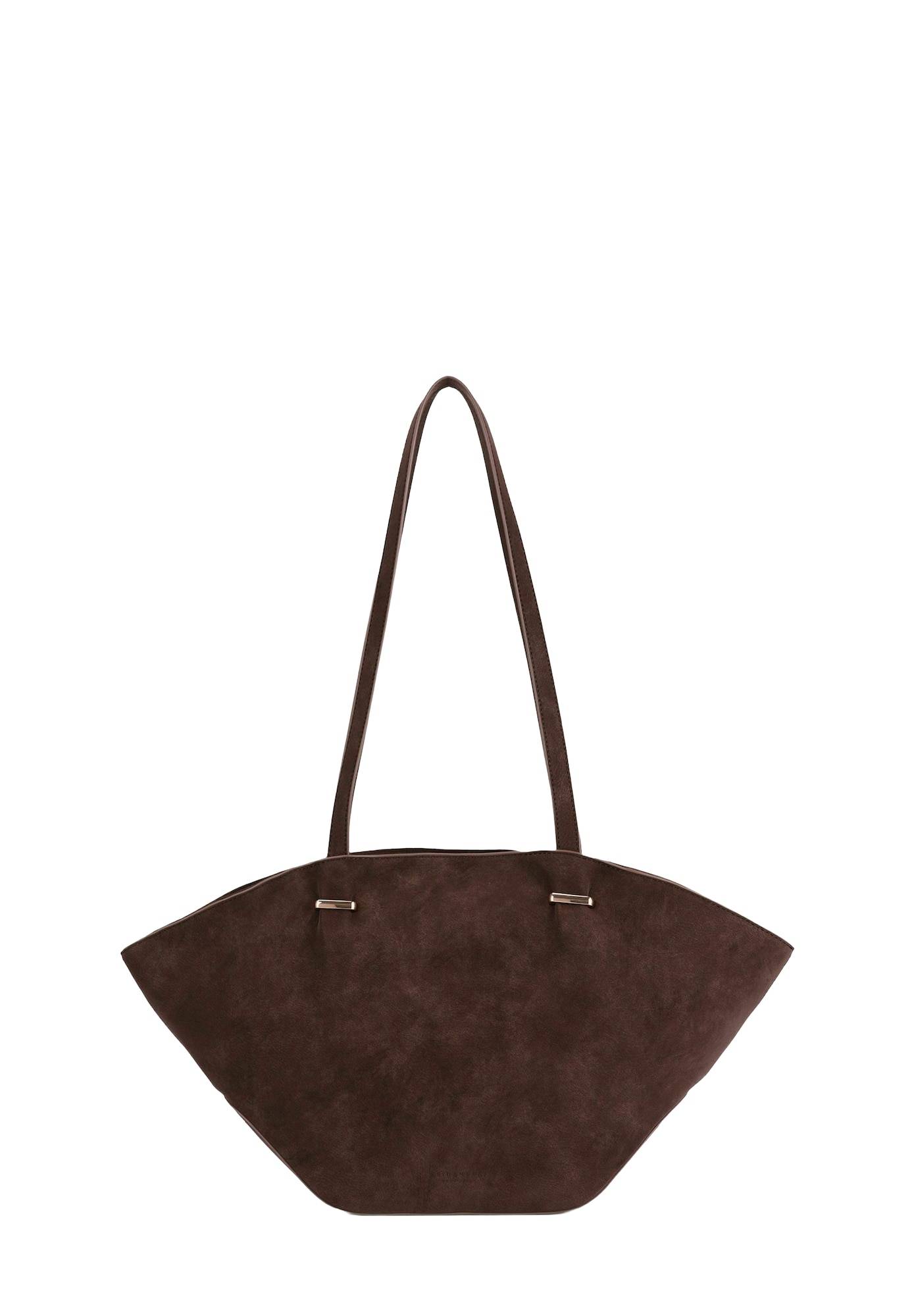 Seidenfelt Shopper  mørkebrun