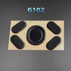 1 st 3m musskridskor för logitech g502 hero g102 pro g604 wireless g pro 0.6mm svarta spelmusfötter ersätter musfotplatta - G102