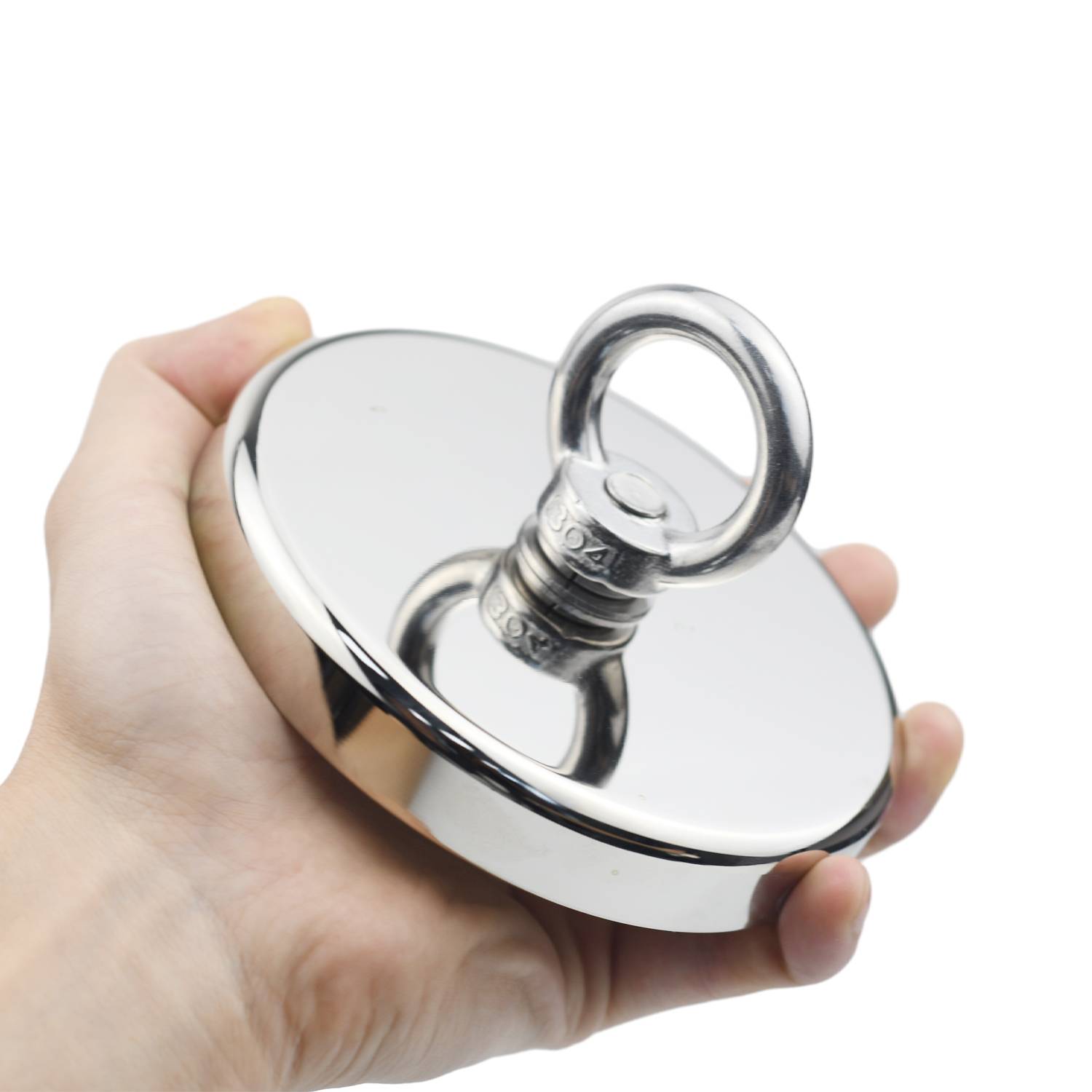 Super Strong Neodymium Fishing magnet Hooks N52 Heavy Duty magnet with Countersunk Hole Eyebolt 16-42mm Salvage Searcher Magnets