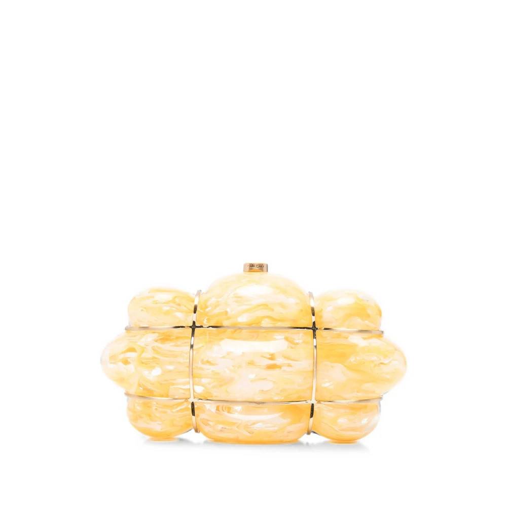 Cult Gaia Bolla Clutch - Tasker - Dame - Gul - ONE SIZE - Uld