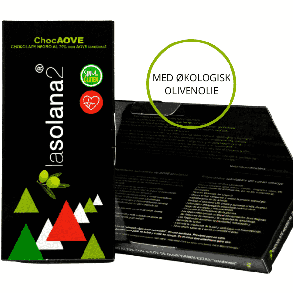 70% Mørk chokolade m/olivenolie - 4 stk.