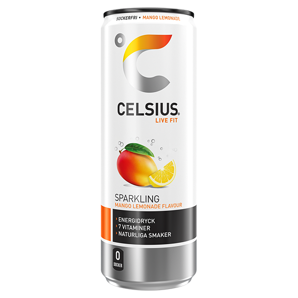 Celsius Mango Lemonade 355ml