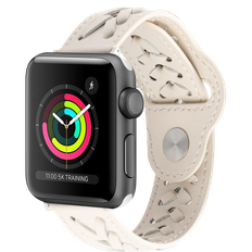 Apple Watch 42mm Læderrem - Kompatibel med Serie 3/2/1