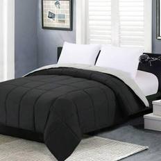 1pc Comforter Duvet Insert - Quilted Comforters, All Season Duvet, Down Alternative Bedding Comforter. For Home Bedding And School Bedding Dorm Essent - Black - Multi-size