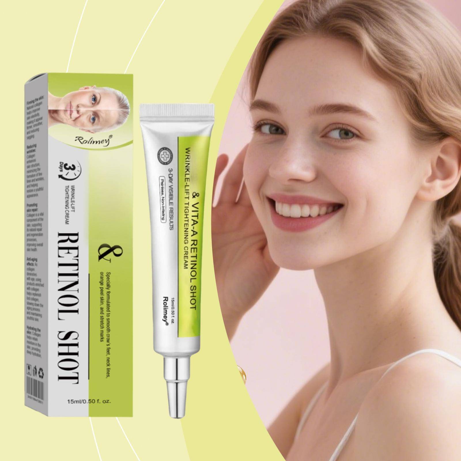 Retinol Facial Cream, Moisturizing Skin Care Cream for Daily Face Use