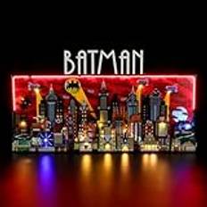 BRIKSMAX LED-belysningskit för Lego-76271 Den animerade serien Gotham City – kompatibel med Lego Batman byggsats – inkluderar inte Lego-set