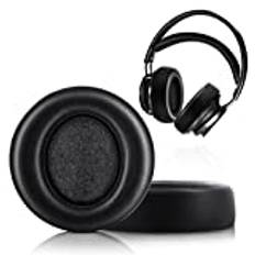 XBERSTAR Audio Fidelio X2HR X1 Earpads Ersättning Hörlurar Hörlurar Kompatibel med Philips Audio Fidelio X2HR X1 Hörlurar Öronkudde Skyddsdynor (Protein Läder)